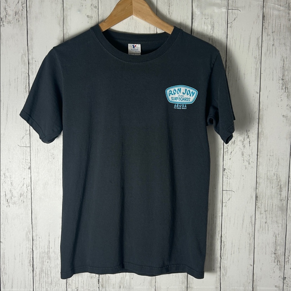 Ron Jon Women’s Small Surf Tee Aruba “One Happy Island” 100% Cotton vacation tee